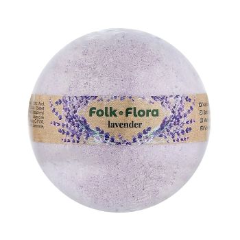 FOLK & FLORA LAVENDER vonios burbulas, 130 g
