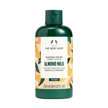 THE BODY SHOP ALMOND MILK kreminė dušo želė, 250 ml