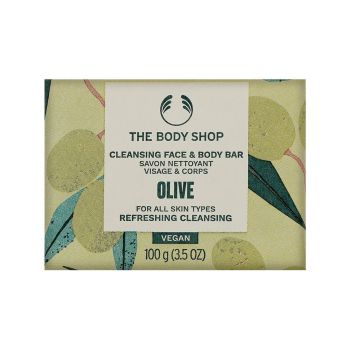 THE BODY SHOP OLIVE CLEANSING veido ir kūno muilas, 100 g
