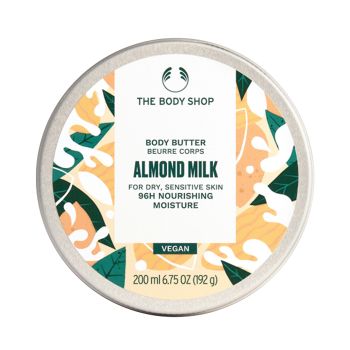 THE BODY SHOP ALMOND MILK kūno sviestas, 200 ml