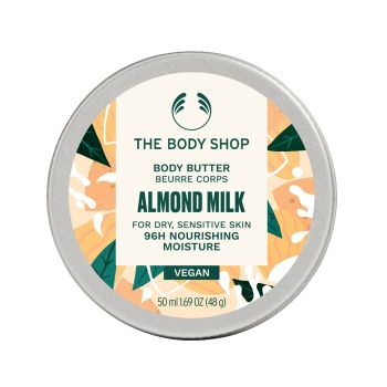 THE BODY SHOP ALMOND MILK kūno sviestas, 50 ml