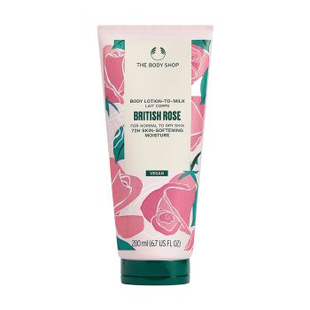 THE BODY SHOP BRITISH ROSE kūno pienelis, 200 ml