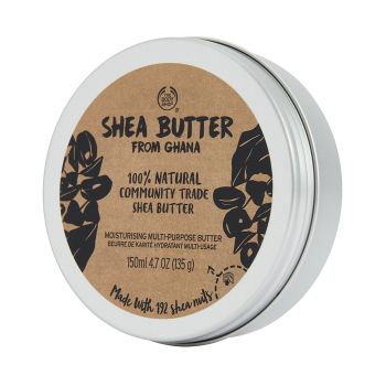 THE BODY SHOP SHEA BUTTER FROM GHANA 100% NATURAL kūno sviestas, 150 ml