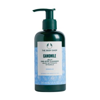 THE BODY SHOP CAMOMILE ONE-STEP CLEANSER valomoji veido želė, 245 ml