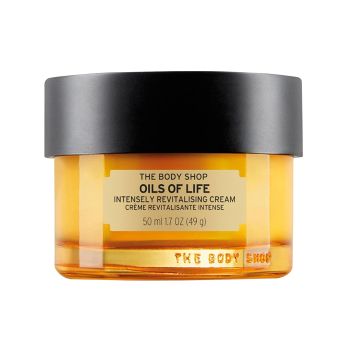 THE BODY SHOP OILS OF LIFE INTENSELY REVITALISING veido kremas, 50 ml