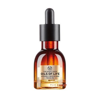 THE BODY SHOP OILS OF LIFE INTENSELY REVITALISING veido aliejus, 30 ml
