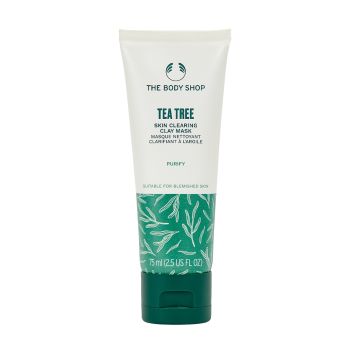 THE BODY SHOP TEA TREE SKIN CLEARING valomoji molio kaukė, 75 ml