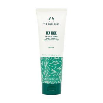 THE BODY SHOP TEA TREE SKIN CLEARING veido šveitiklis, 125 ml