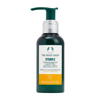 THE BODY SHOP VITAMIN C GLOW REVEALING LIQUID veido šveitiklis, 100 ml