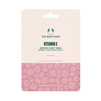 THE BODY SHOP VITAMIN E HYDRATE lakštinė veido kaukė, 18 ml