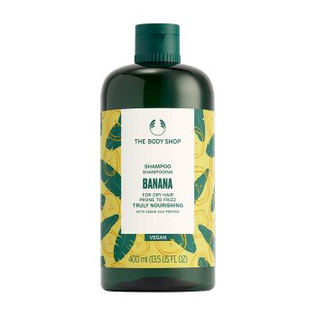 THE BODY SHOP BANANA TRULY NOURISHING plaukų šampūnas, 400 ml