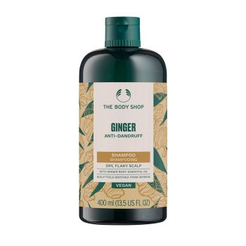THE BODY SHOP GINGER ANTI-DANDRUFF plaukų šampūnas, 400 ml