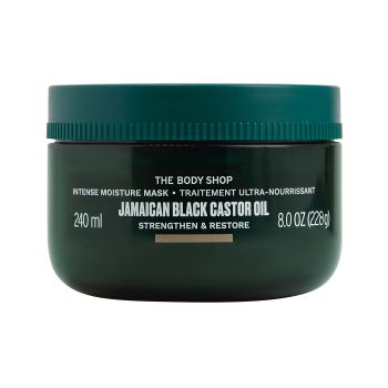 THE BODY SHOP JAMAICAN BLACK CASTOR OIL INTENSE MOISTURE plaukų kaukė, 240 ml