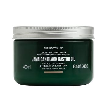 THE BODY SHOP JAMAICAN BLACK CASTOR OIL nenuplaunamas plaukų kondicionierius, 400 ml