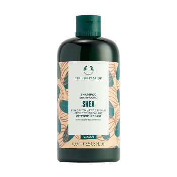THE BODY SHOP SHEA INTENSE REPAIR plaukų šampūnas, 400 ml