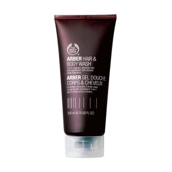 THE BODY SHOP ARBER HAIR & BODY WASH vyrų plaukų ir kūno prausiklis, 200 ml