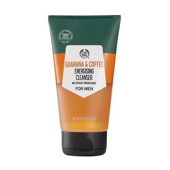 THE BODY SHOP GUARANA & COFFEE ENERGISING vyrų veido prausiklis, 150 ml
