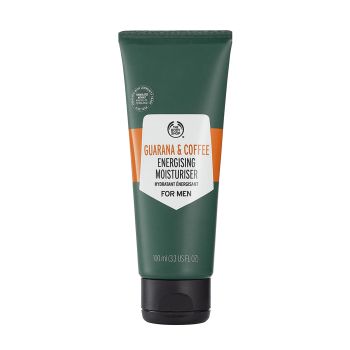 THE BODY SHOP GUARANA & COFFEE ENERGISING MOISTURISER vyrų veido kremas, 100 ml