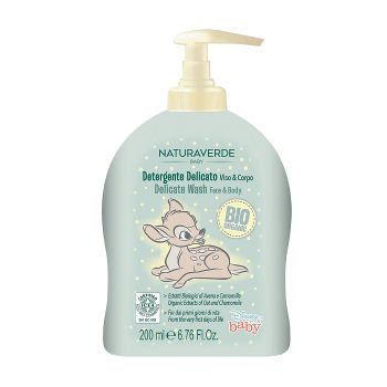 NATURAVERDE DISNEY BABY veido ir kūno prausiklis, 200 ml