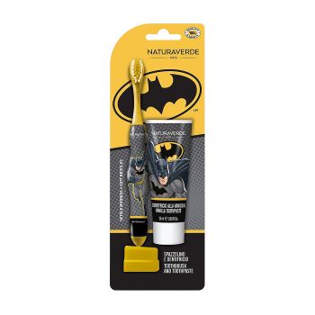 NATURVERDE BATMAN vaikų dantų priežiūros rinkinys