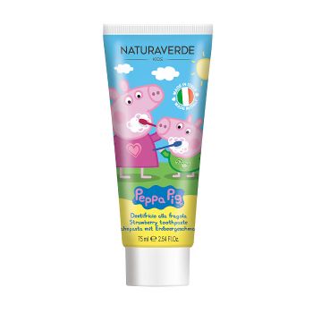 NATURAVERDE PEPPA PIG vaikų dantų pasta, 75 ml
