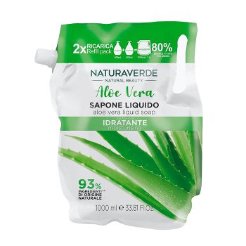 NATURAVERDE ALOE VERA skystas muilas, 1000 ml