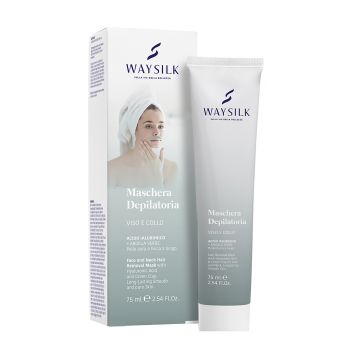 WAYSILK veido ir kaklo plaukų šalinimo kaukė, 75 ml
