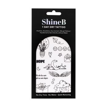 SHINEB 1 DAY DRY laikinosios kūno tatuiruotės - lipdukai