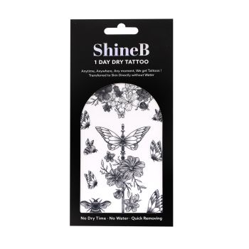 SHINEB 1 DAY DRY laikinosios kūno tatuiruotės - lipdukai