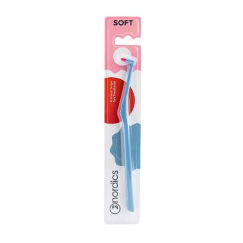 NORDICS PREMIUM SINGLE SOFT BLUE vieno danties šepetėlis