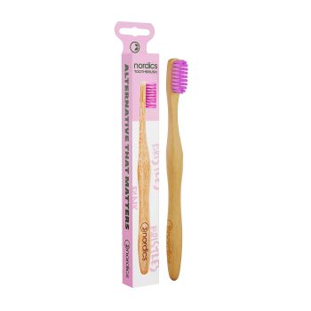 NORDICS BRISTLES SOFT/MEDIUM dantų šepetėlis