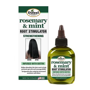 DIFEEL ROSEMARY & MINT plaukų šaknų stimuliatorius, 75 ml