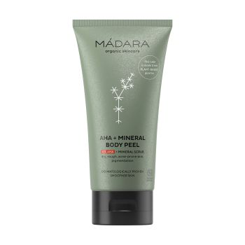 MADARA AHA + MINERAL kūno šveitiklis, 175 ml