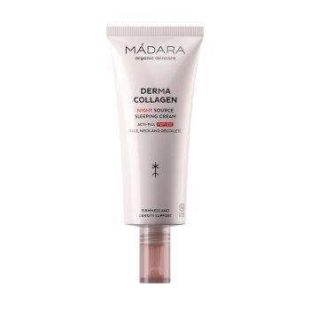 MADARA DERMA COLLAGEN NIGHT COURCE SLEEPING veido, kaklo ir iškirptės kremas, 70 ml