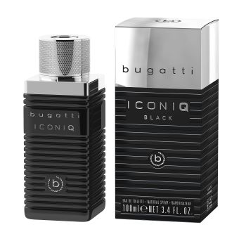 BUGATTI ICONIQ BLACK parfumuotas vyrų vanduo, 100 ml