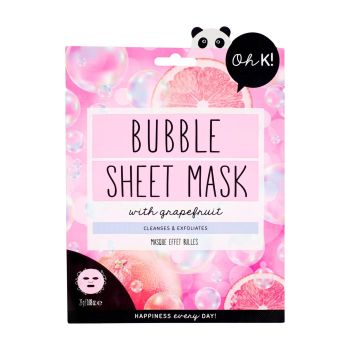OH K! BUBBLE WITH GRAPEFRUIT veido kaukė, 25 g
