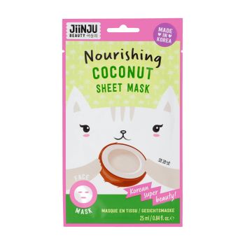 JIINJU NOURISHING COCONUT veido kaukė, 25 ml