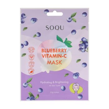 SOQU BLUEBERRY VITAMIN C veido kaukė, 23 g