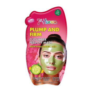 7TH HEAVEN PLUMP AND FIRM CUCUMBER nulupamoji veido kaukė, 10 ml