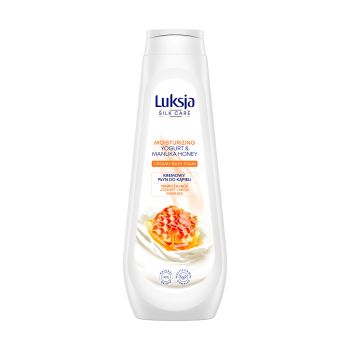 LUKSJA MOISTURIZING YOGURT & MANUKA HONEY vonios putos, 900 ml