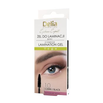 DELIA EYEBROW EXPERT BLACK antakių laminavimo želė, 4 ml