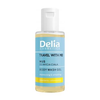DELIA TRAVEL WITH ME! kūno prausiklis želė, 50 ml