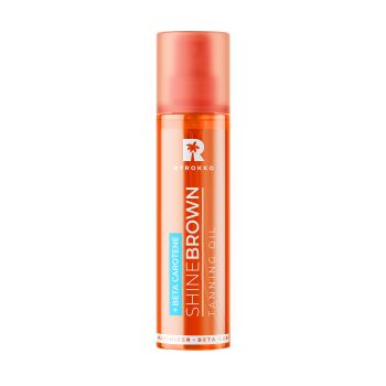 BYROKKO SHINE BROWN BETA CAROTENE įdegio aliejus, 150 ml