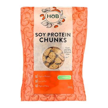 HOLLAND & BARRETT džiovinti sojos baltymų gabaliukai, 250 g