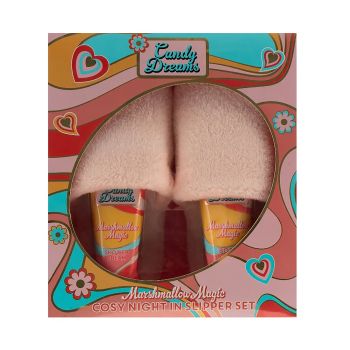 CANDY DREAMS COSY NIGHT IN SLIPPER SET dovanų rinkinys