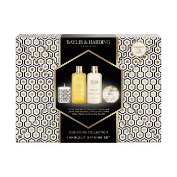 BAYLIS & HARDING CANDLELIT BATHING SET dovanų rinkinys