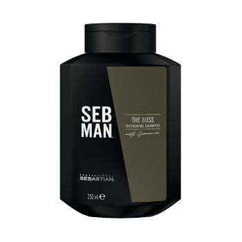 SEBASTIAN PROFESSIONAL SEB MAN THE BOSS THICKENING plaukų šampūnas, 250 ml