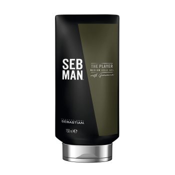 SEBASTIAN PROFESSIONAL SEB MAN THE PLAYER vidutinės fiksacijos plaukų želė, 150 ml