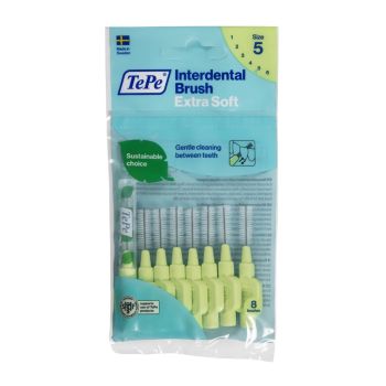 TEPE EXTRA SOFT tarpdančių šepetėliai, labai minkšti (8 vnt.)