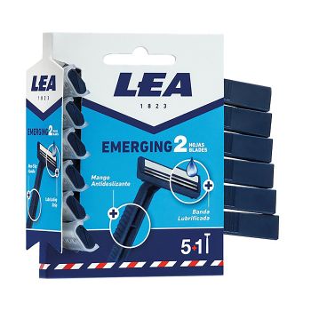 LEA EMERGING 2 BLADE vienkartiniai skustuvai (6 vnt.)